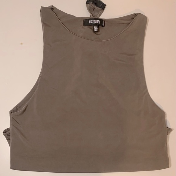 Missguided Taupe Bodysuit (brand new) - Picture 1 of 1